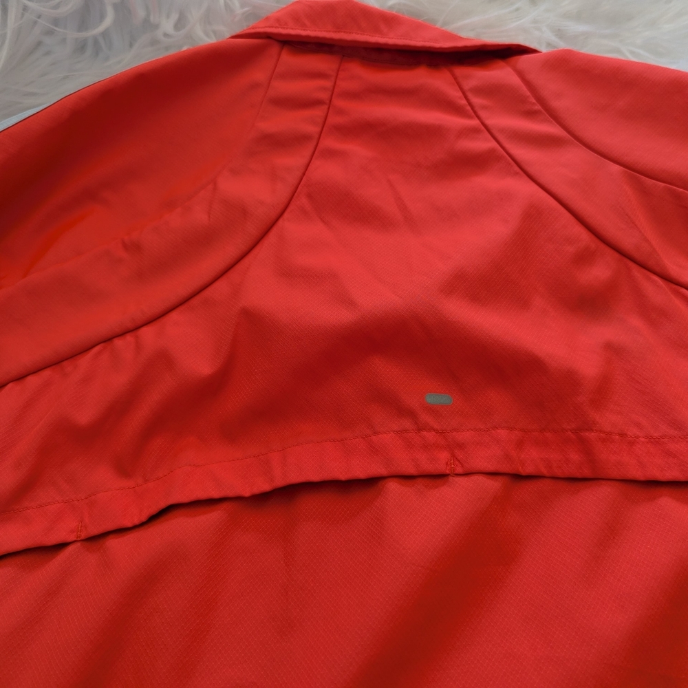 Adidas Men's Orange Hooded Running Jacket - Picture 8 of 8